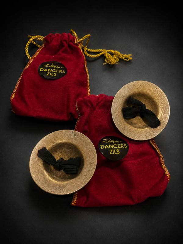 Zildjian Dancers Zils — 2 Pares de Platillos para Danza del Vientre | Con Bolsas de Terciopelo
